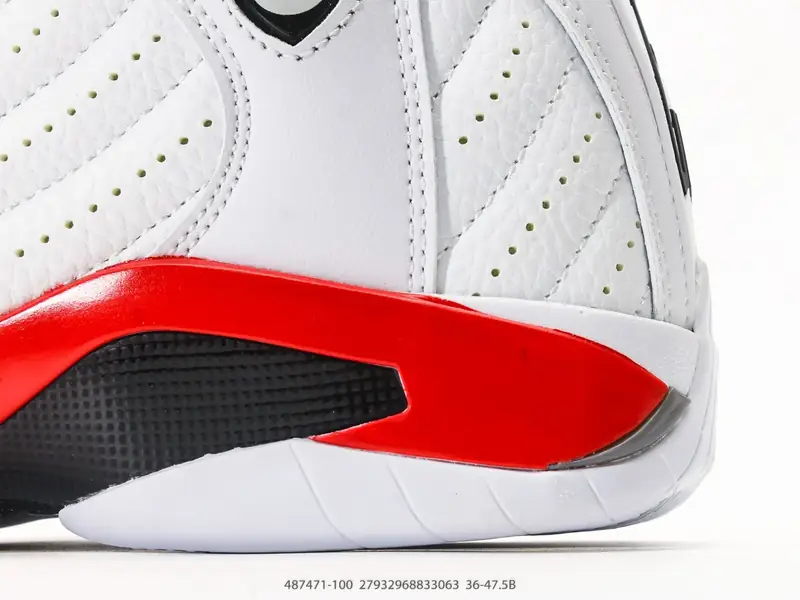 Air Jordan Sepatu Basket Kulit Mendukung 487471-100 #27932968833063